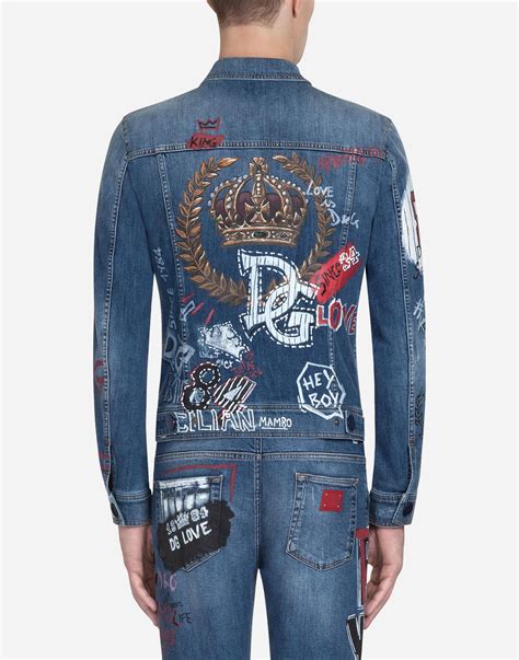 dolce gabbana jean jacket